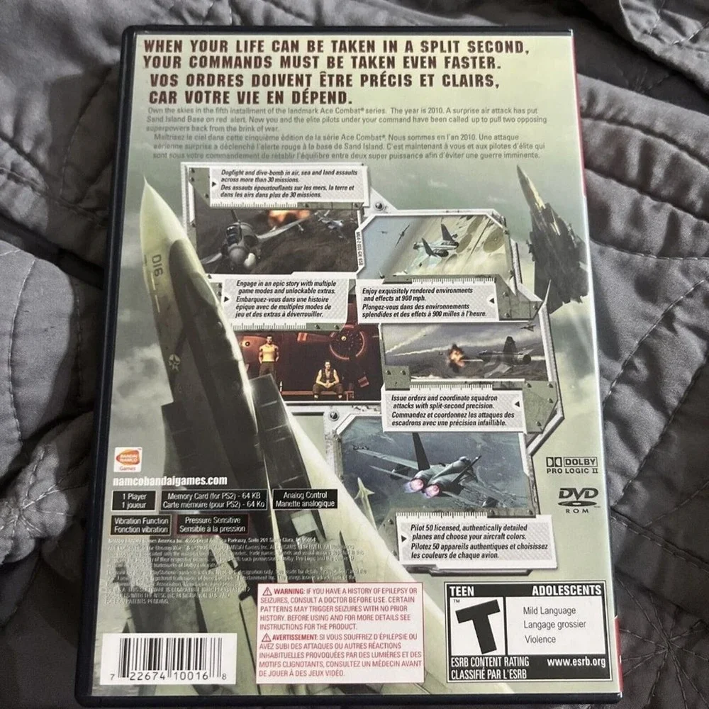 Ace Combat 5:‎ The Unsung War (Sony PlayStation 2, 2004)
